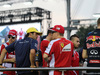 GP SINGAPORE, 20.09.2015 - Sebastian Vettel (GER) Ferrari SF15-T, Felipe Nasr (BRA) Sauber C34 e Kimi Raikkonen (FIN) Ferrari SF15-T