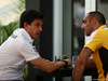 GP SINGAPORE, 20.09.2015 - Toto Wolff (GER) Mercedes AMG F1 Shareholder e Executive Director e Cyril Abiteboul (FRA) Renault Sport F1 Managing Director