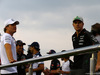 GP SINGAPORE, 20.09.2015 - Nico Rosberg (GER) Mercedes AMG F1 W06 e Nico Hulkenberg (GER) Sahara Force India F1 VJM08