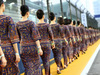 GP SINGAPORE, 20.09.2015 - griglia Ragazzas