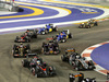 GP SINGAPORE, 20.09.2015 - Gara, Start of the race, Fernando Alonso (ESP) McLaren Honda MP4-30 e Sergio Perez (MEX) Sahara Force India F1 VJM08