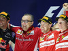 GP SINGAPORE, 20.09.2015 - Gara, 1st position Sebastian Vettel (GER) Ferrari SF15-T, secondo Daniel Ricciardo (AUS) Red Bull Racing RB11 e terzo Kimi Raikkonen (FIN) Ferrari SF15-T