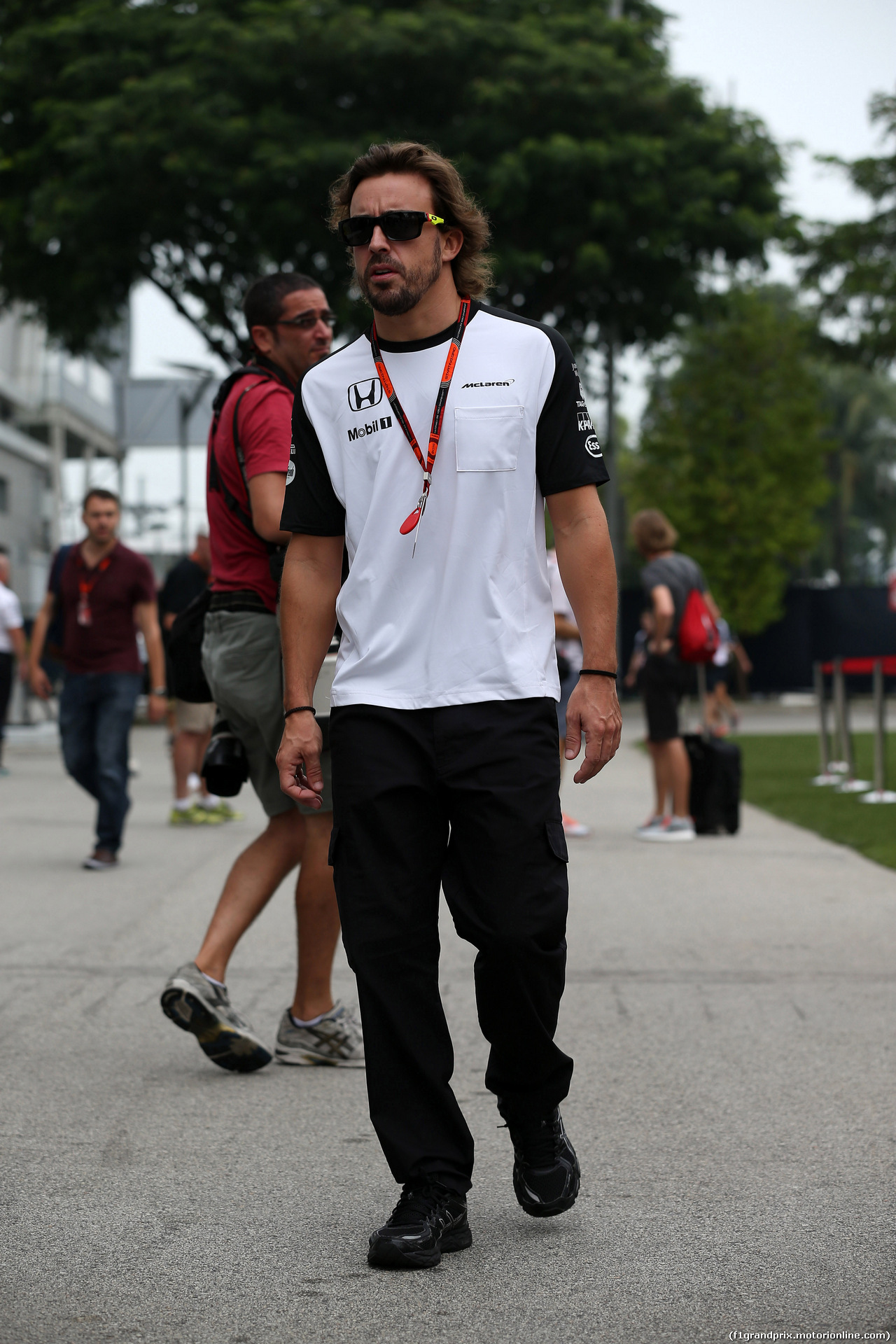 GP SINGAPORE, 17.09.2015 - Fernando Alonso (ESP) McLaren Honda MP4-30