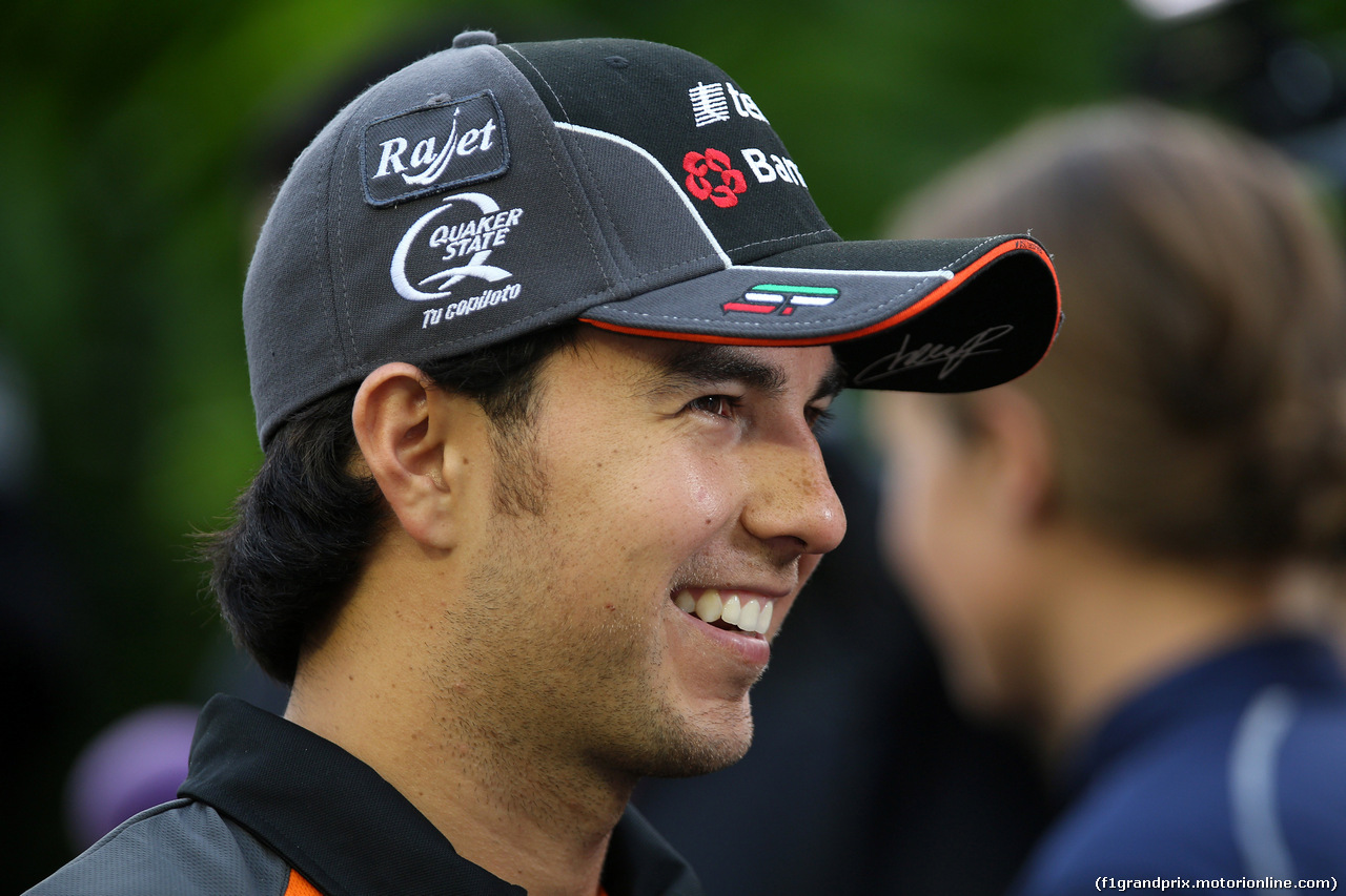 GP SINGAPORE, 17.09.2015 - Sergio Perez (MEX) Sahara Force India F1 VJM08