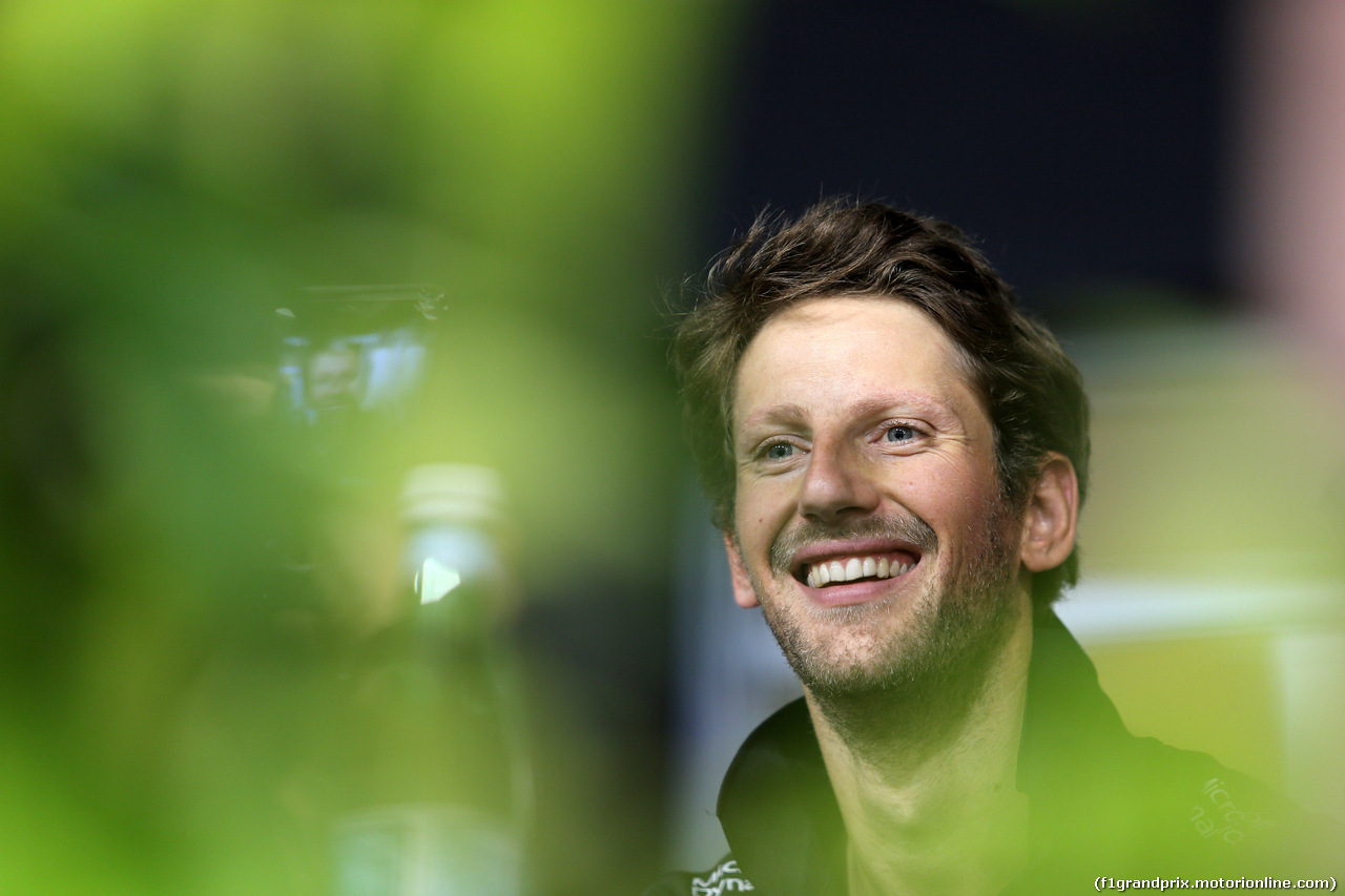 GP SINGAPORE, 17.09.2015 - Romain Grosjean (FRA) Lotus F1 Team E23