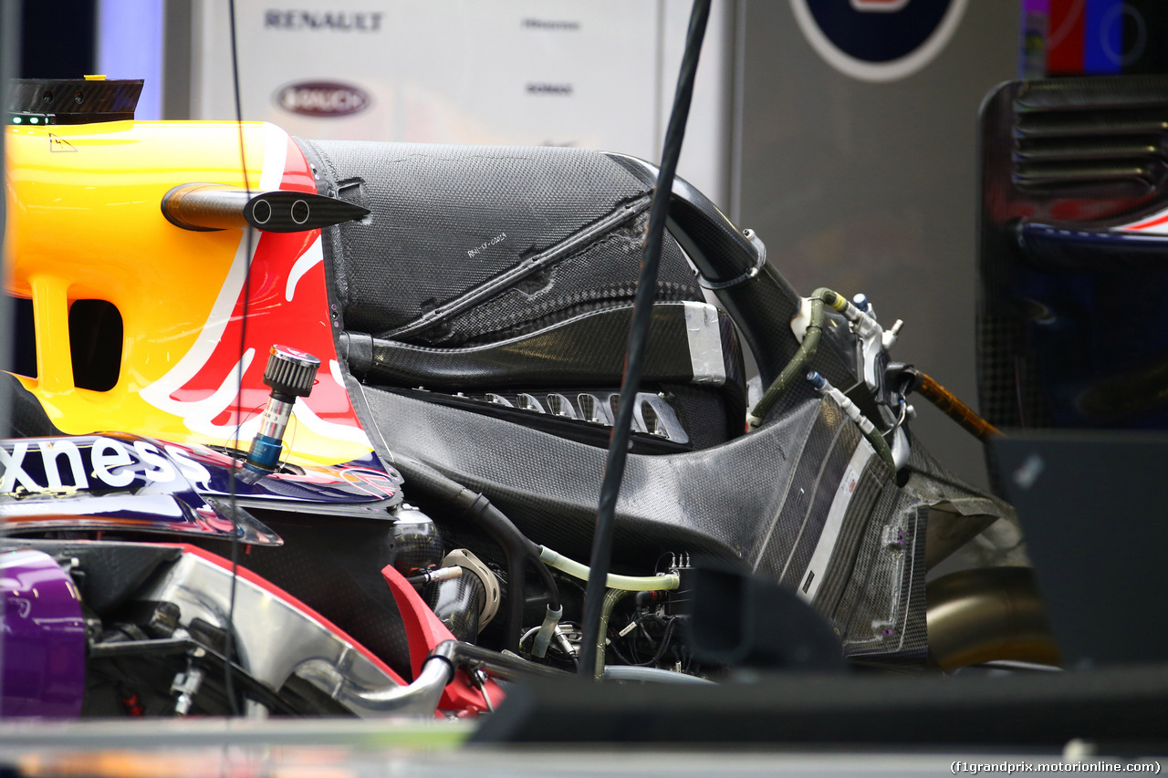 GP SINGAPORE, 17.09.2015 - Red Bull Racing RB11, detail