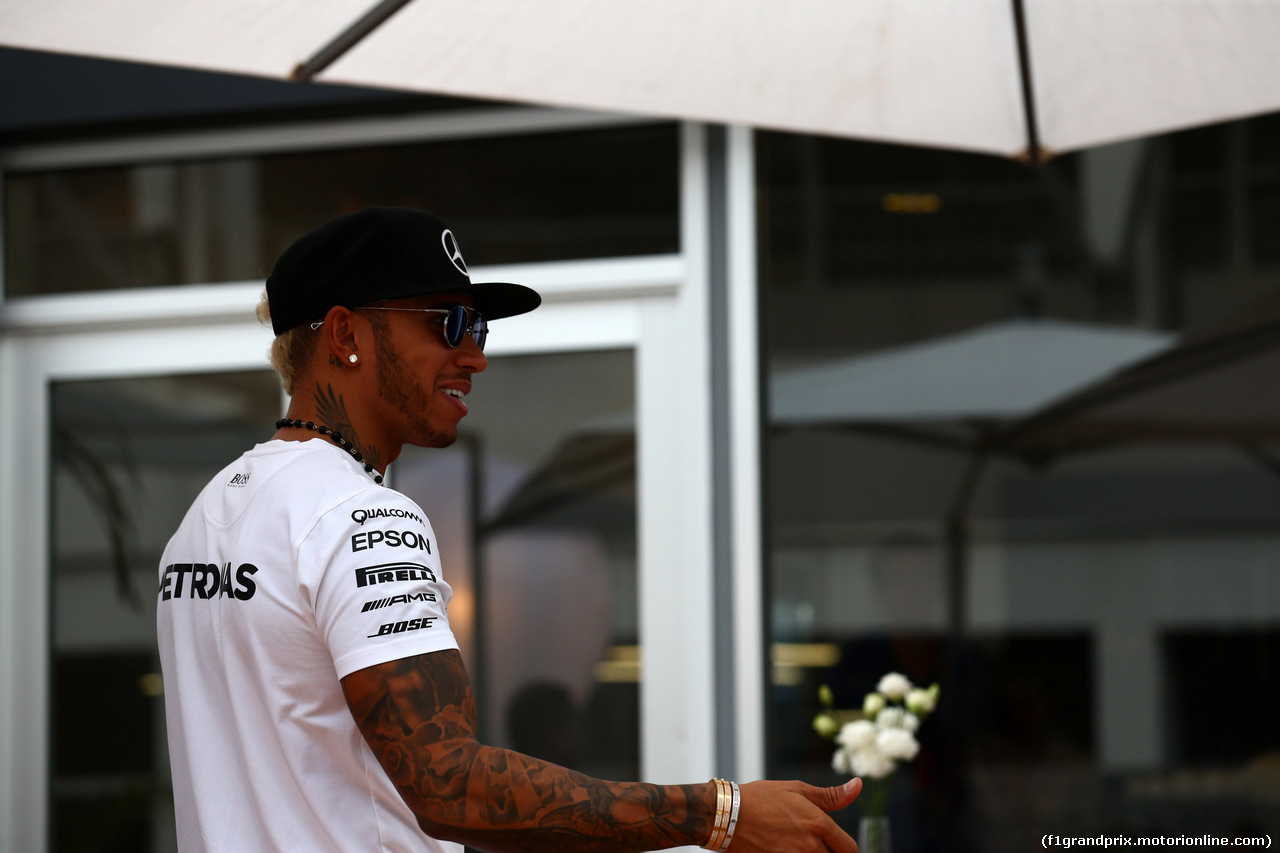 GP SINGAPORE, 17.09.2015 - Lewis Hamilton (GBR) Mercedes AMG F1 W06