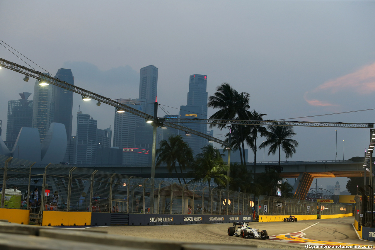 GP SINGAPORE, 19.09.2015 - Prove Libere 3, Felipe Massa (BRA) Williams F1 Team FW37