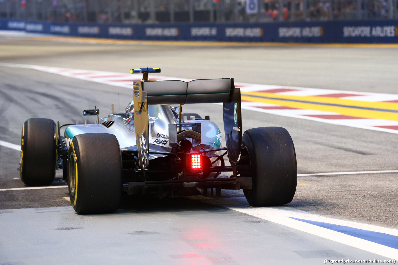 GP SINGAPORE, 19.09.2015 - Prove Libere 3, Nico Rosberg (GER) Mercedes AMG F1 W06