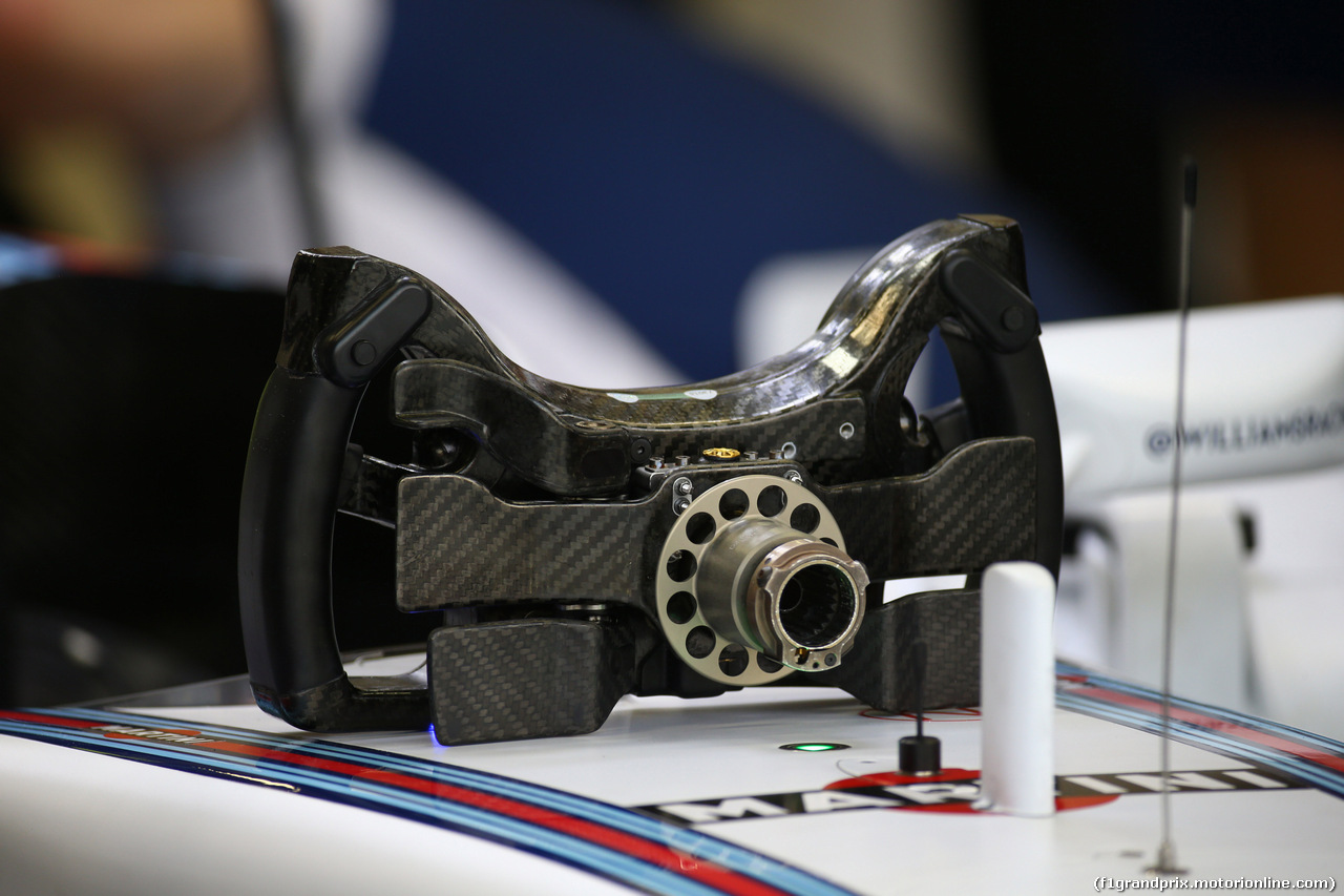 GP SINGAPORE, 19.09.2015 - Prove Libere 3, The volnate of  Williams F1 Team FW37