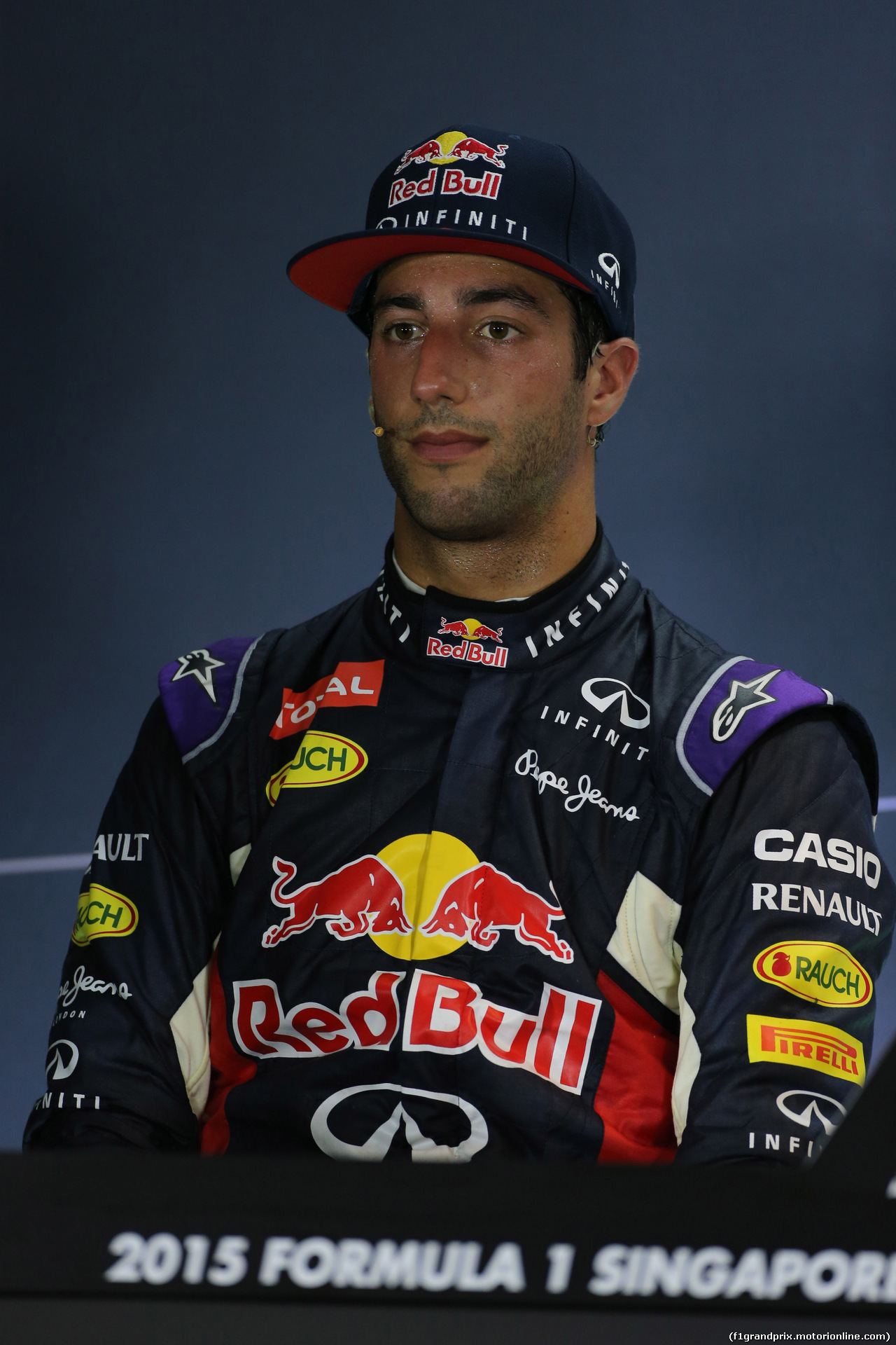 GP SINGAPORE, 19.09.2015 - Qualifiche, Daniel Ricciardo (AUS) Red Bull Racing RB11