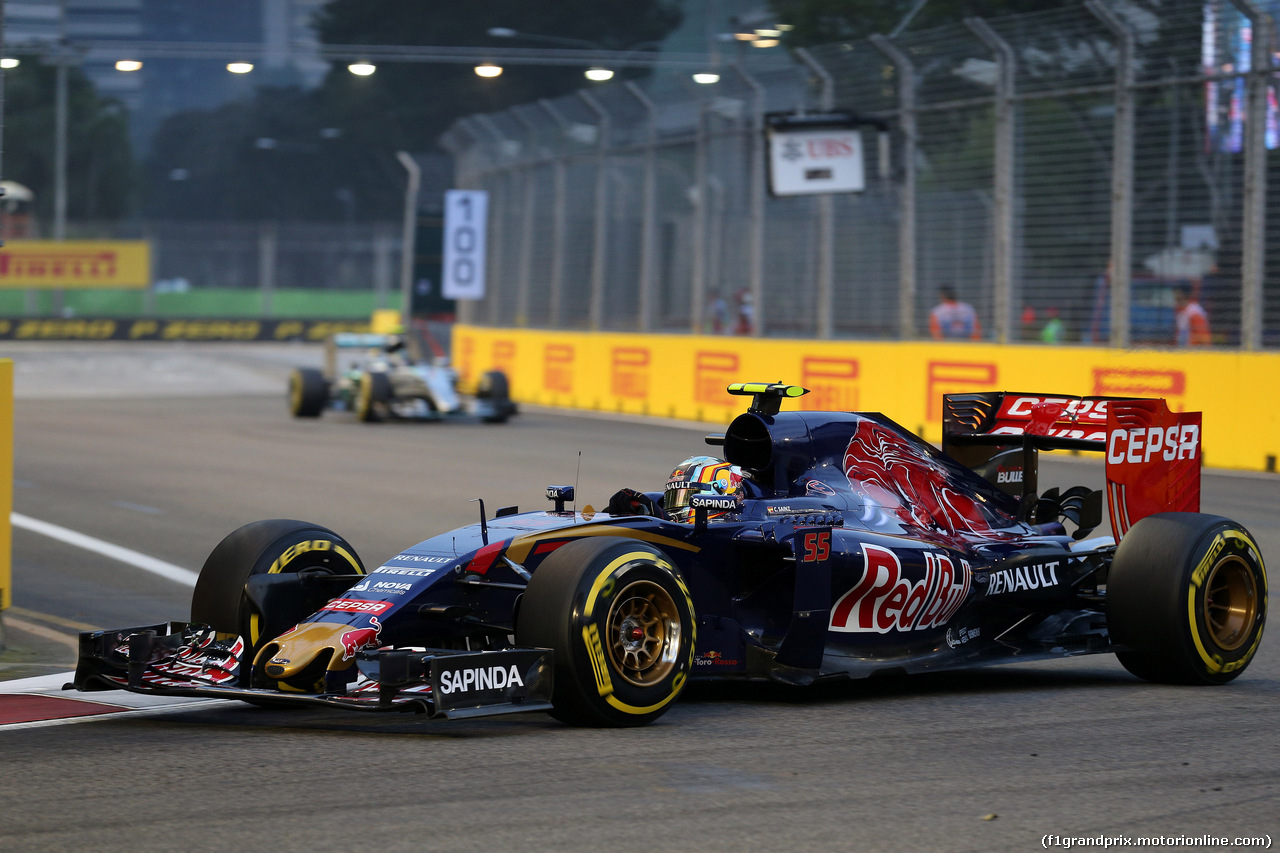 GP SINGAPORE, 19.09.2015 - Prove Libere 3, Carlos Sainz Jr (ESP) Scuderia Toro Rosso STR10