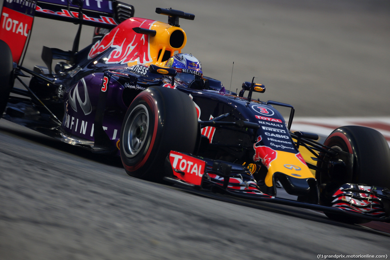 GP SINGAPORE, 19.09.2015 - Prove Libere 3, Daniel Ricciardo (AUS) Red Bull Racing RB11