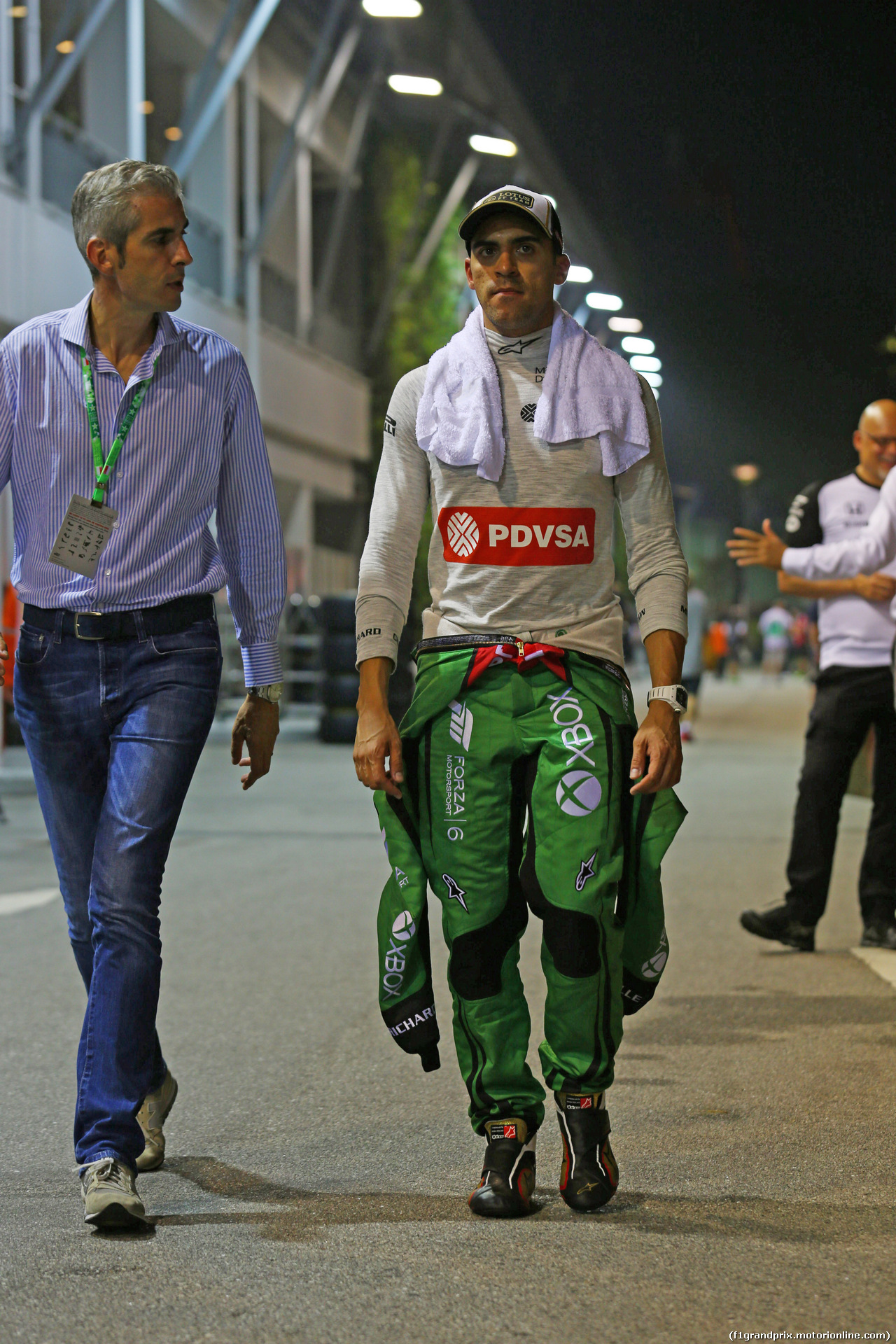 GP SINGAPORE, 19.09.2015 - Qualifiche, Pastor Maldonado (VEN) Lotus F1 Team E23