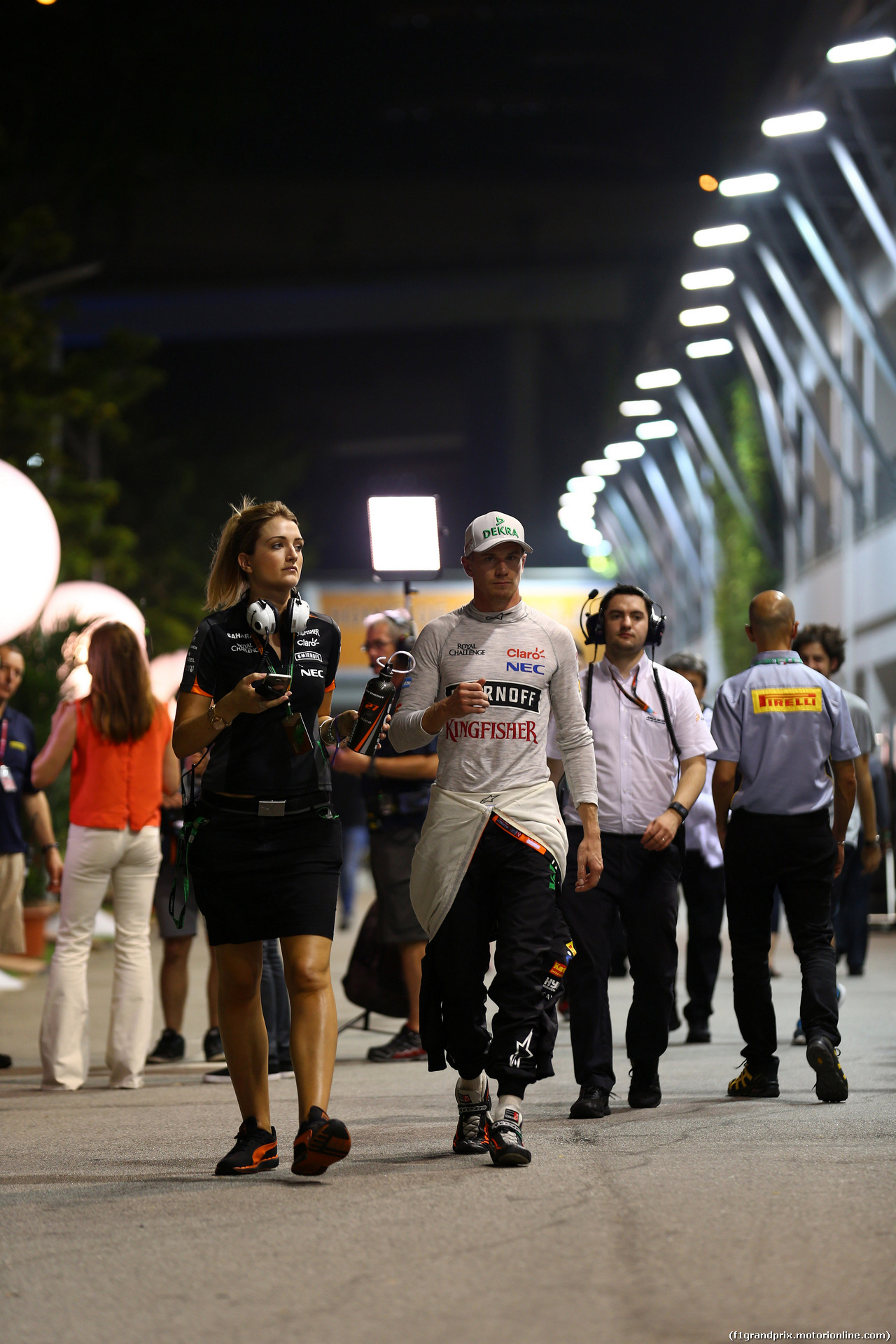 GP SINGAPORE, 19.09.2015 - Qualifiche, Nico Hulkenberg (GER) Sahara Force India F1 VJM08