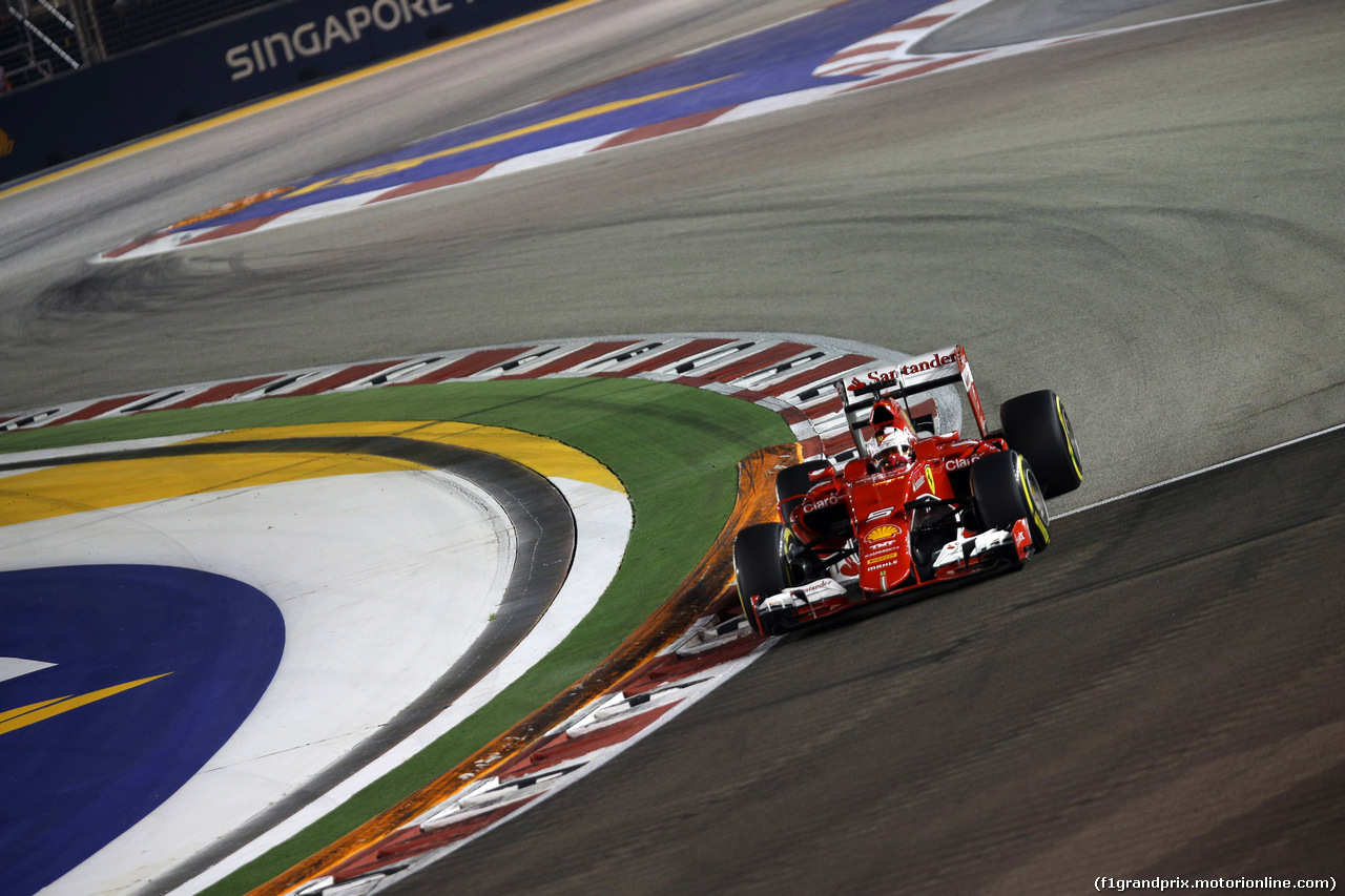 GP SINGAPORE, 19.09.2015 - Qualifiche, Sebastian Vettel (GER) Ferrari SF15-T