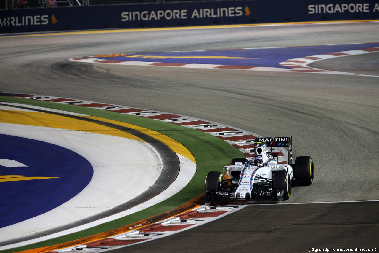 GP SINGAPORE, 19.09.2015 - Qualifiche, Valtteri Bottas (FIN) Williams F1 Team FW37