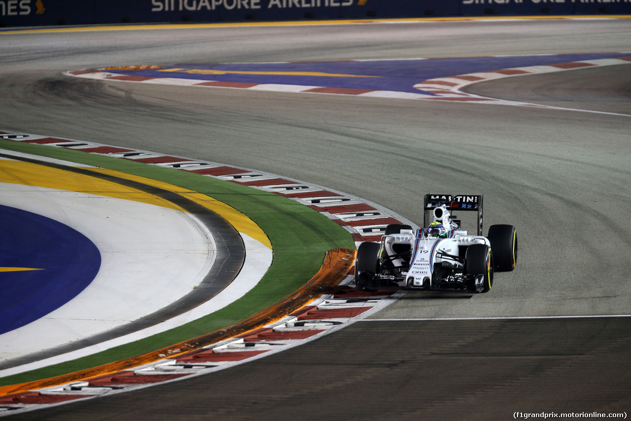 GP SINGAPORE, 19.09.2015 - Qualifiche, Felipe Massa (BRA) Williams F1 Team FW37