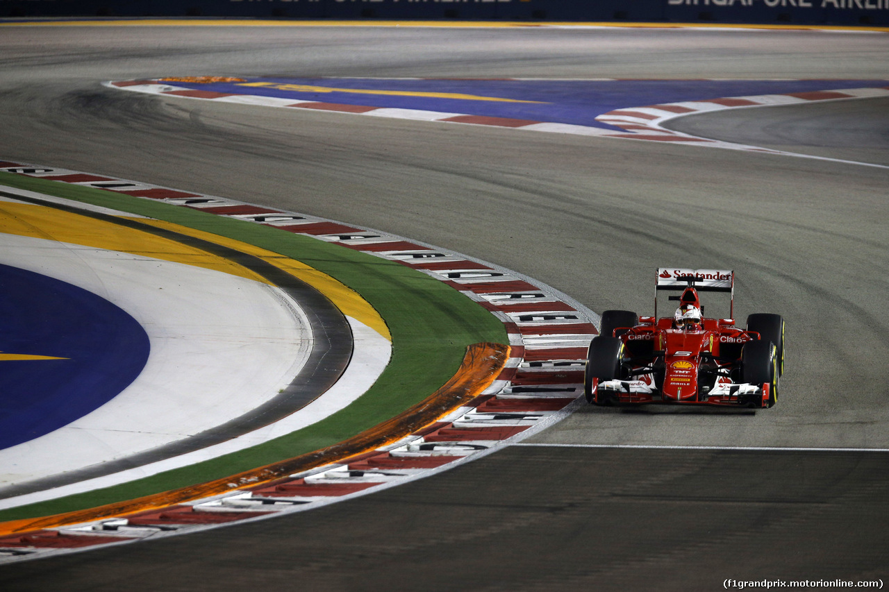 GP SINGAPORE, 19.09.2015 - Qualifiche, Sebastian Vettel (GER) Ferrari SF15-T