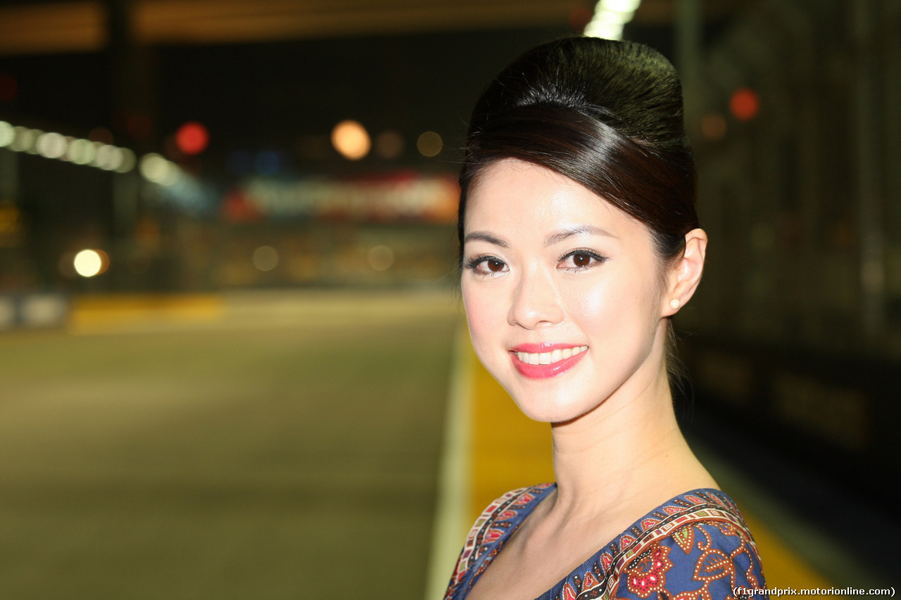 GP SINGAPORE, 19.09.2015 - Qualifiche, griglia Ragazza