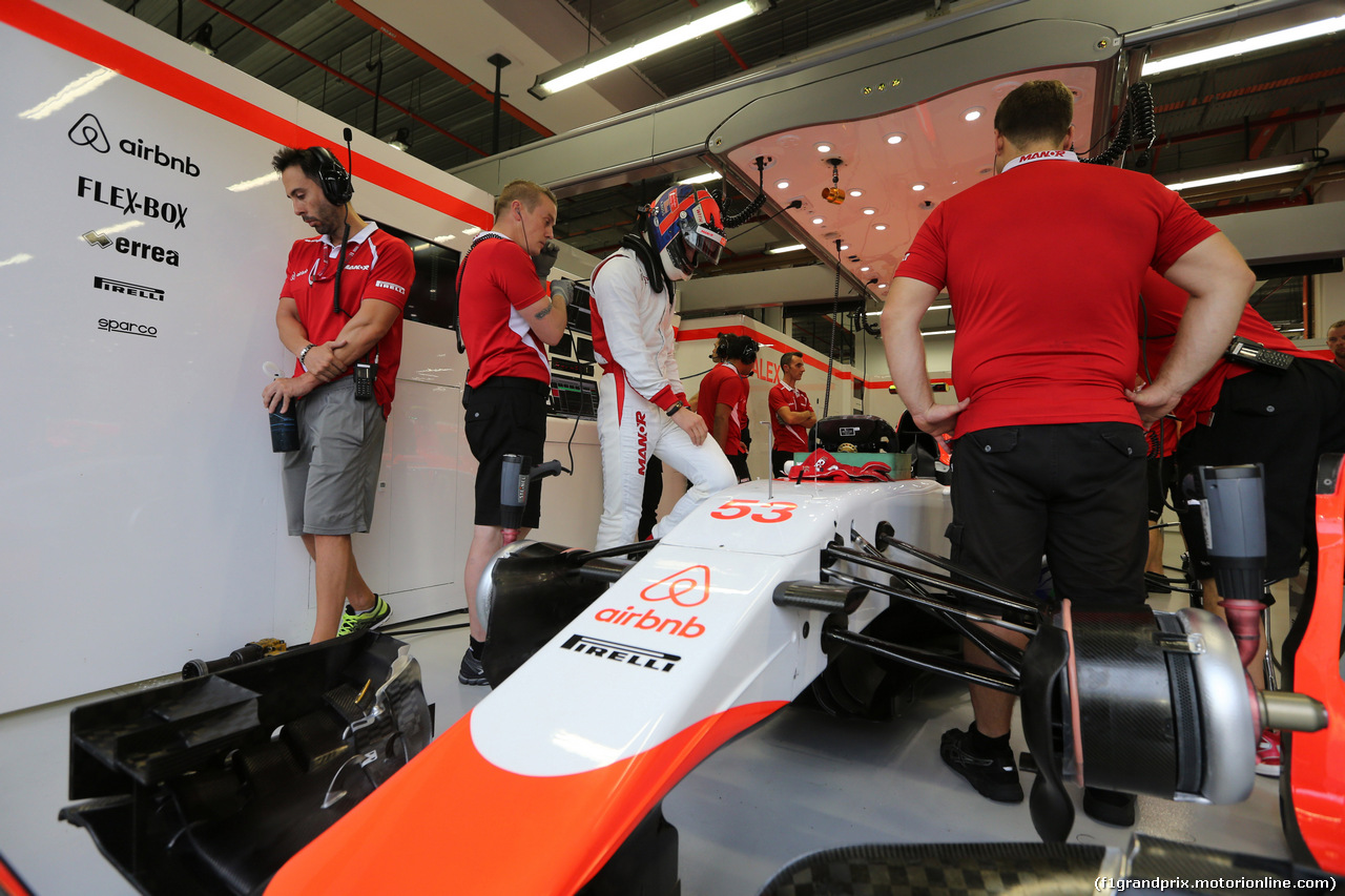 GP SINGAPORE, 18.09.2015 - Prove Libere 1, Alexander Rossi (USA) Manor Marussia F1 Team