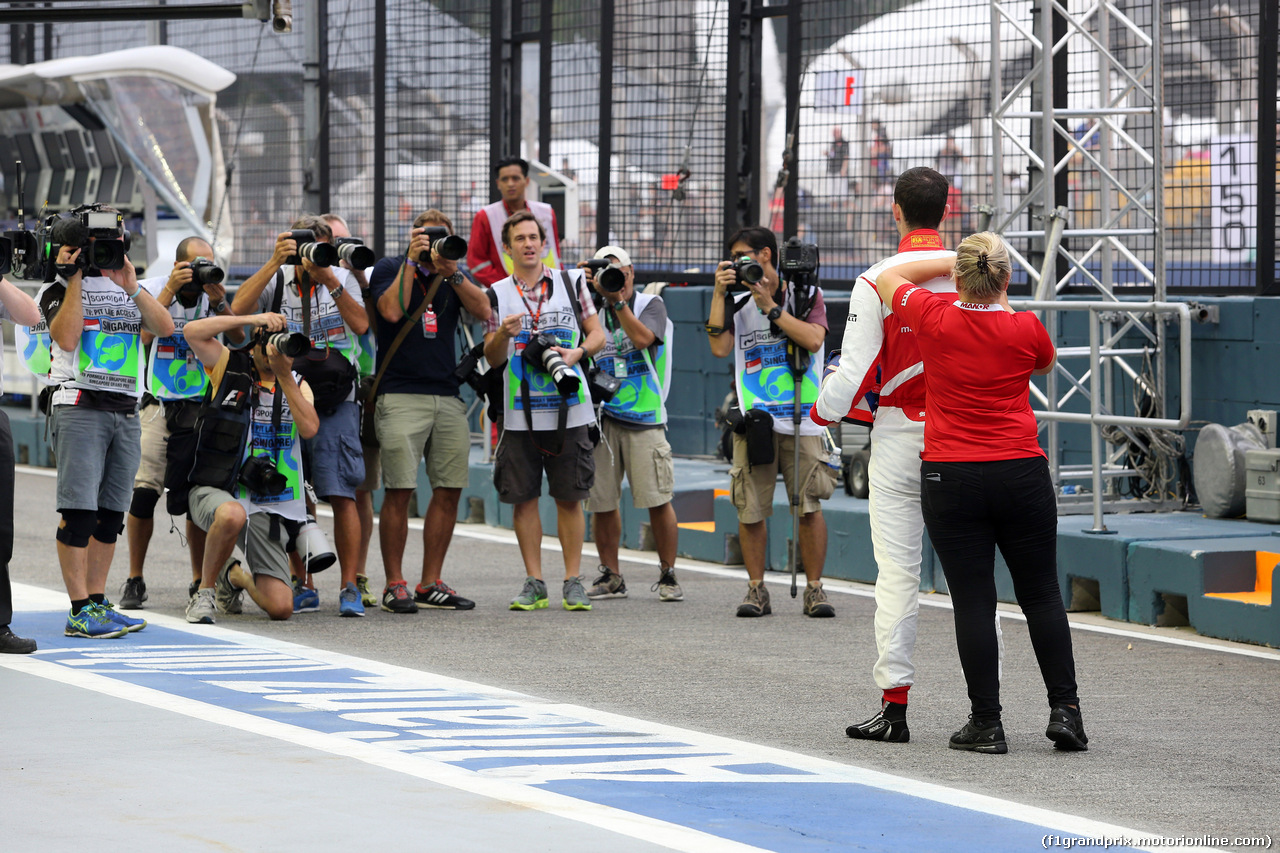 GP SINGAPORE, 18.09.2015 - Prove Libere 1, Alexander Rossi (USA) Manor Marussia F1 Team