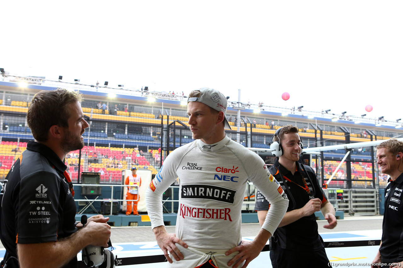 GP SINGAPORE, 18.09.2015 - Prove Libere 1, Nico Hulkenberg (GER) Sahara Force India F1 VJM08