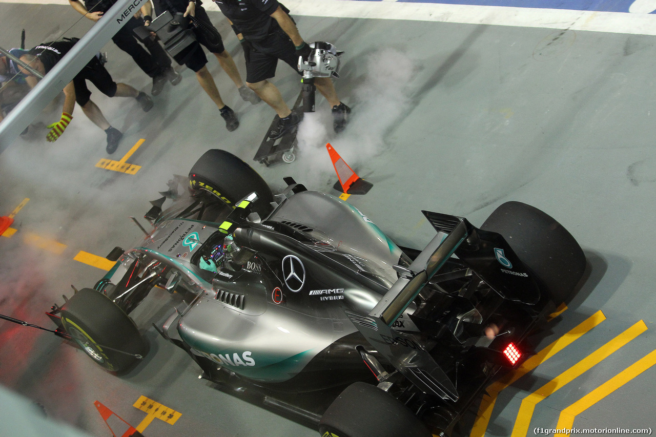 GP SINGAPORE, 18.09.2015 - Prove Libere 2, Nico Rosberg (GER) Mercedes AMG F1 W06