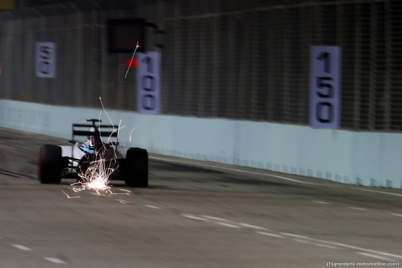 GP SINGAPORE, 18.09.2015 - Prove Libere 2, Felipe Massa (BRA) Williams F1 Team FW37