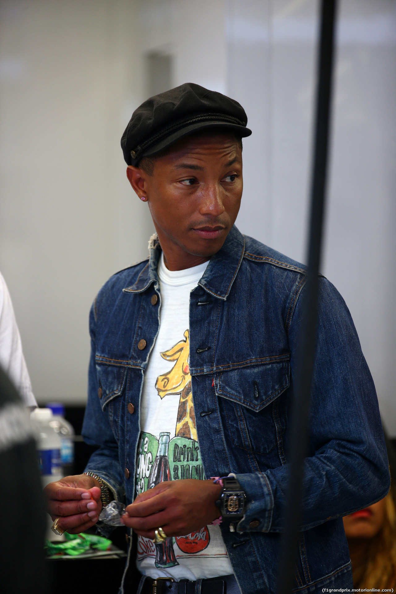 GP SINGAPORE, 18.09.2015 - Prove Libere 2,  Pharrell Williams (USA) Singer-Songwriter.
