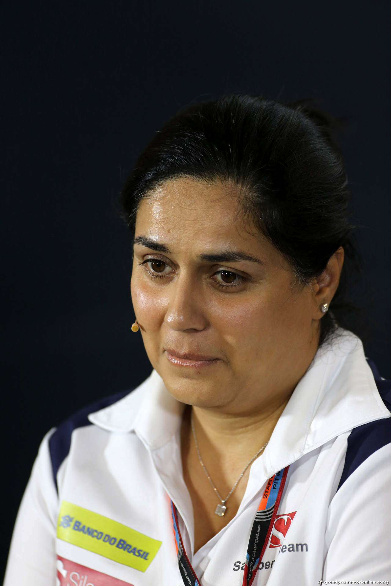 GP SINGAPORE, 18.09.2015 - Conferenza Stampa, Monisha Kaltenborn (AUT), CEO e Team Principal, Sauber F1 Team