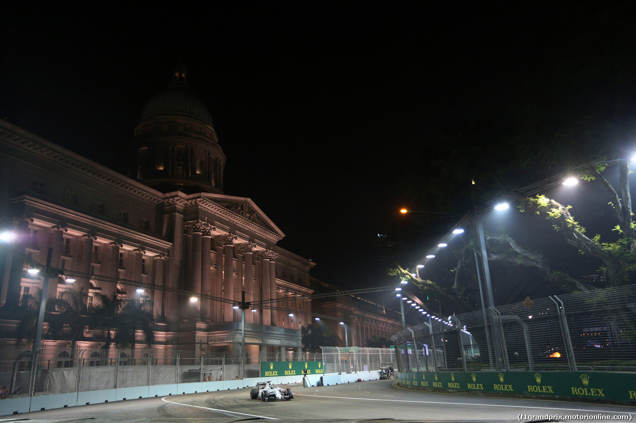 GP SINGAPORE, 18.09.2015 - Prove Libere 2, Felipe Massa (BRA) Williams F1 Team FW37
