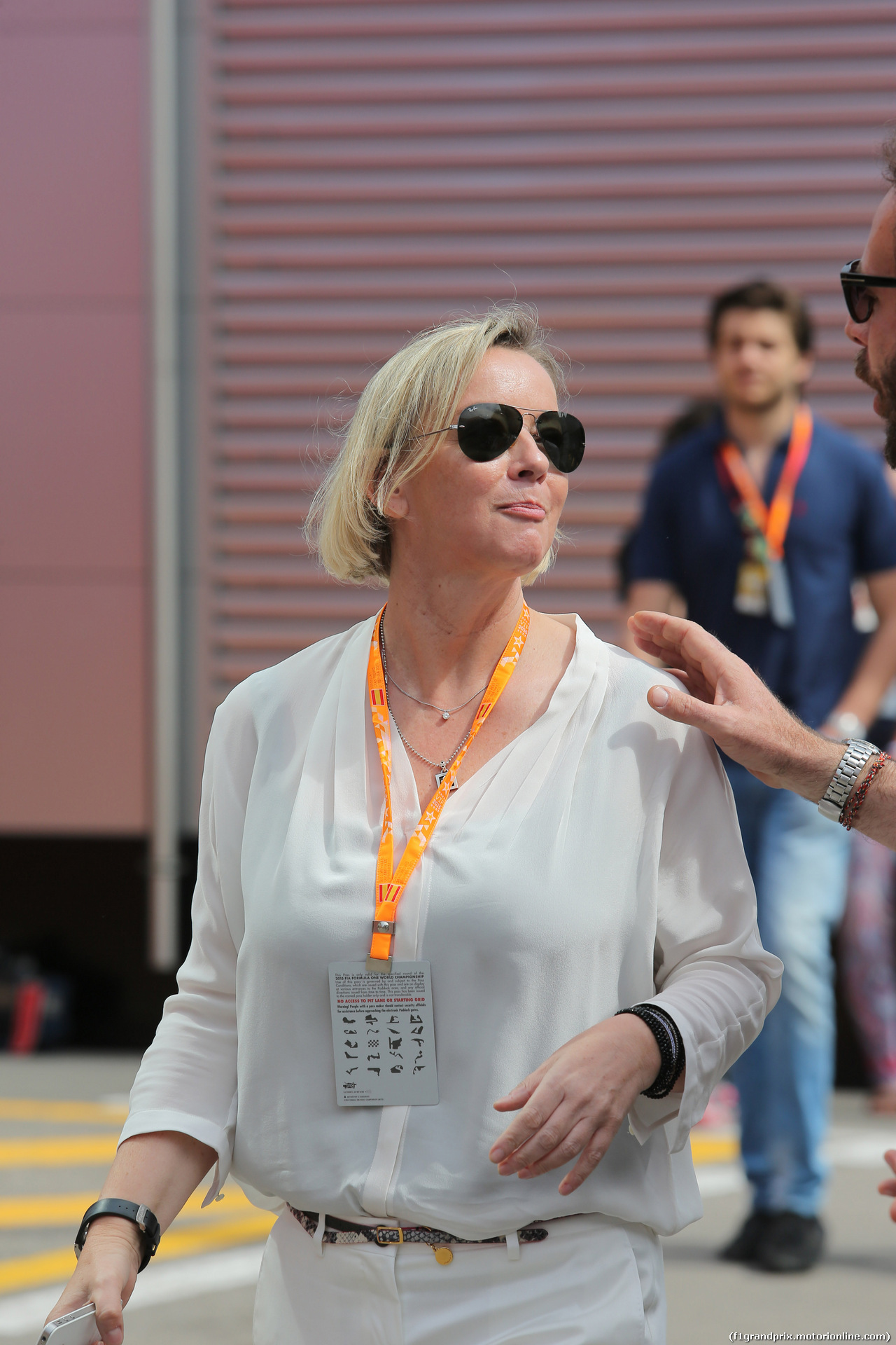 GP SPAGNA, 10.05.2015- Sabine Khem (GER) Michael Schumacher press office
