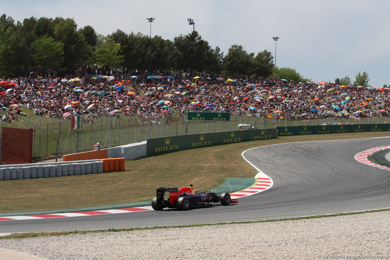 GP SPAGNA, 10.05.2015- Gara, Daniel Ricciardo (AUS) Red Bull Racing RB11