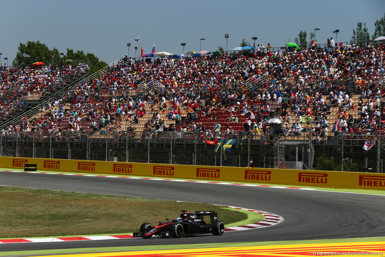 GP SPAGNA, 10.05.2015- Gara, Fernando Alonso (ESP) McLaren Honda MP4-30