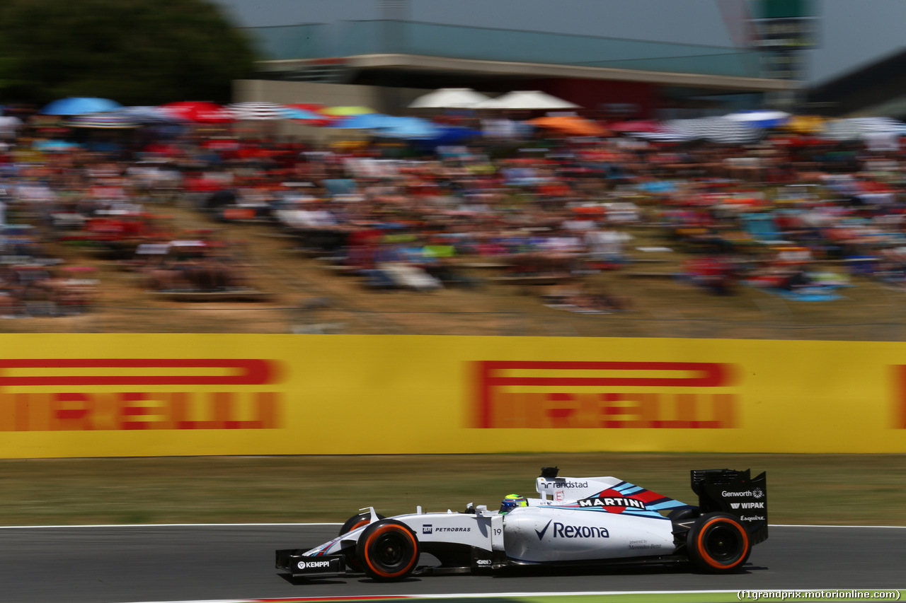 GP SPAGNA, 10.05.2015- Gara, Felipe Massa (BRA) Williams F1 Team FW37