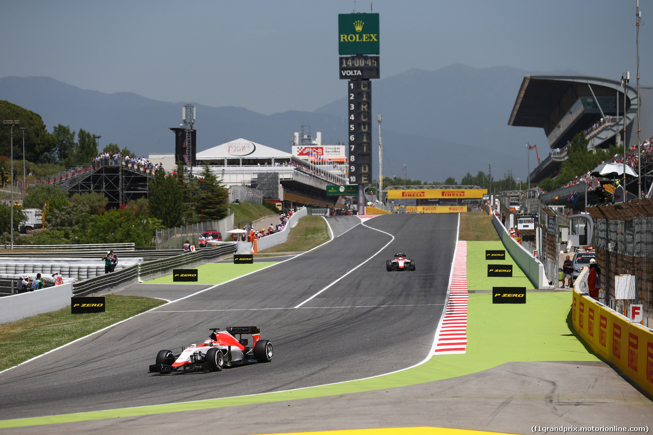 GP SPAGNA, 10.05.2015- Gara, William Stevens (GBR) Manor Marussia F1 Team
