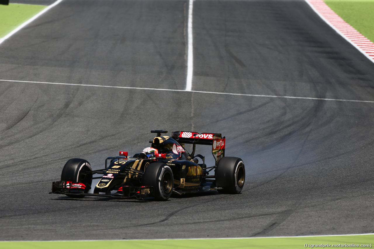 GP SPAGNA, 10.05.2015- Gara, Romain Grosjean (FRA) Lotus F1 Team E23