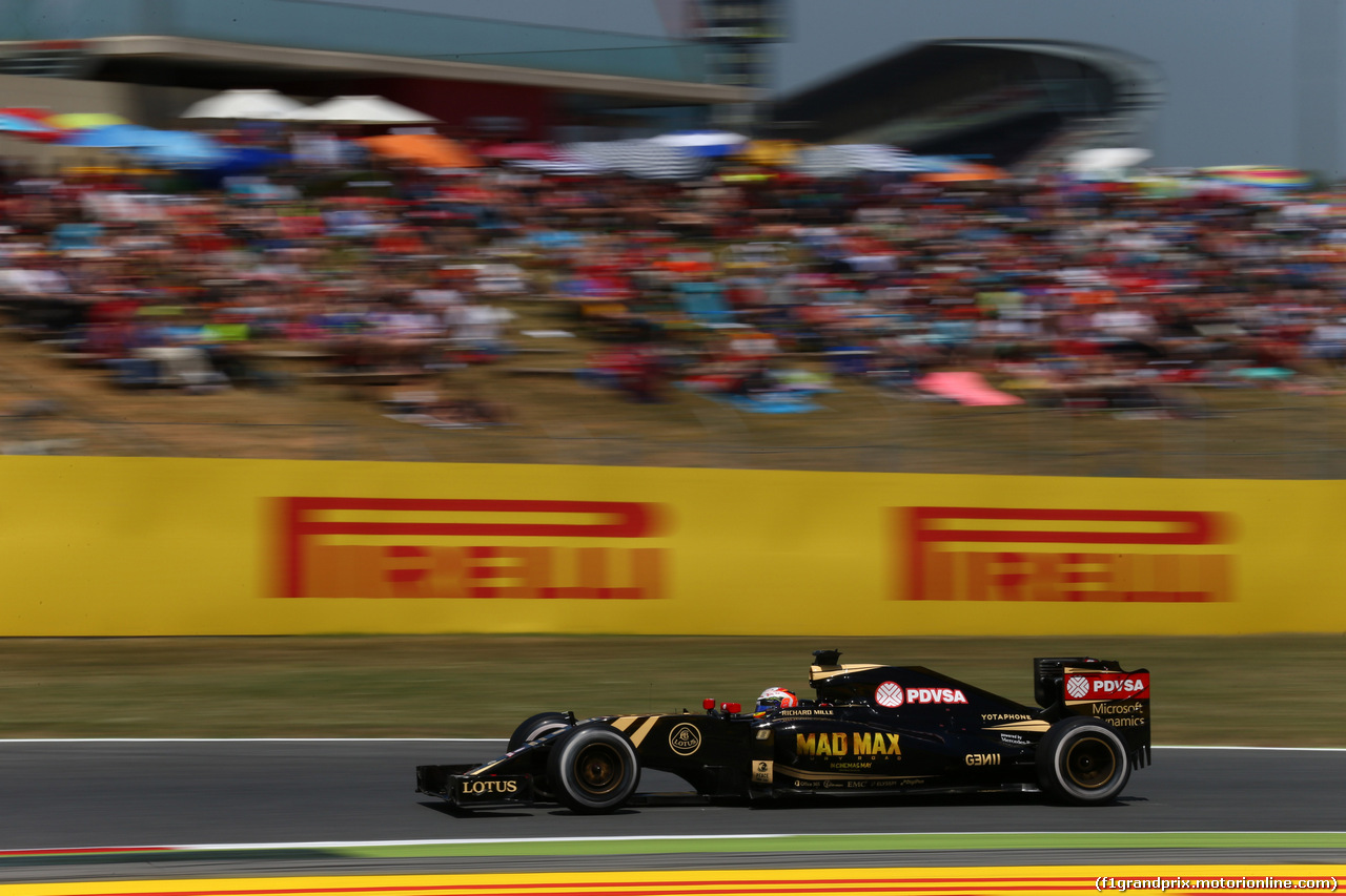 GP SPAGNA, 10.05.2015- Gara, Romain Grosjean (FRA) Lotus F1 Team E23