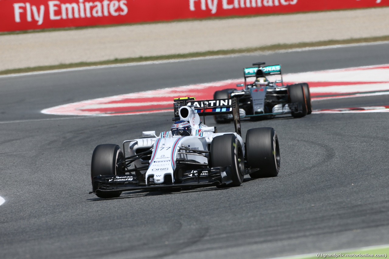 GP SPAGNA, 10.05.2015- race, Valtteri Bottas (FIN) Williams F1 Team FW37
