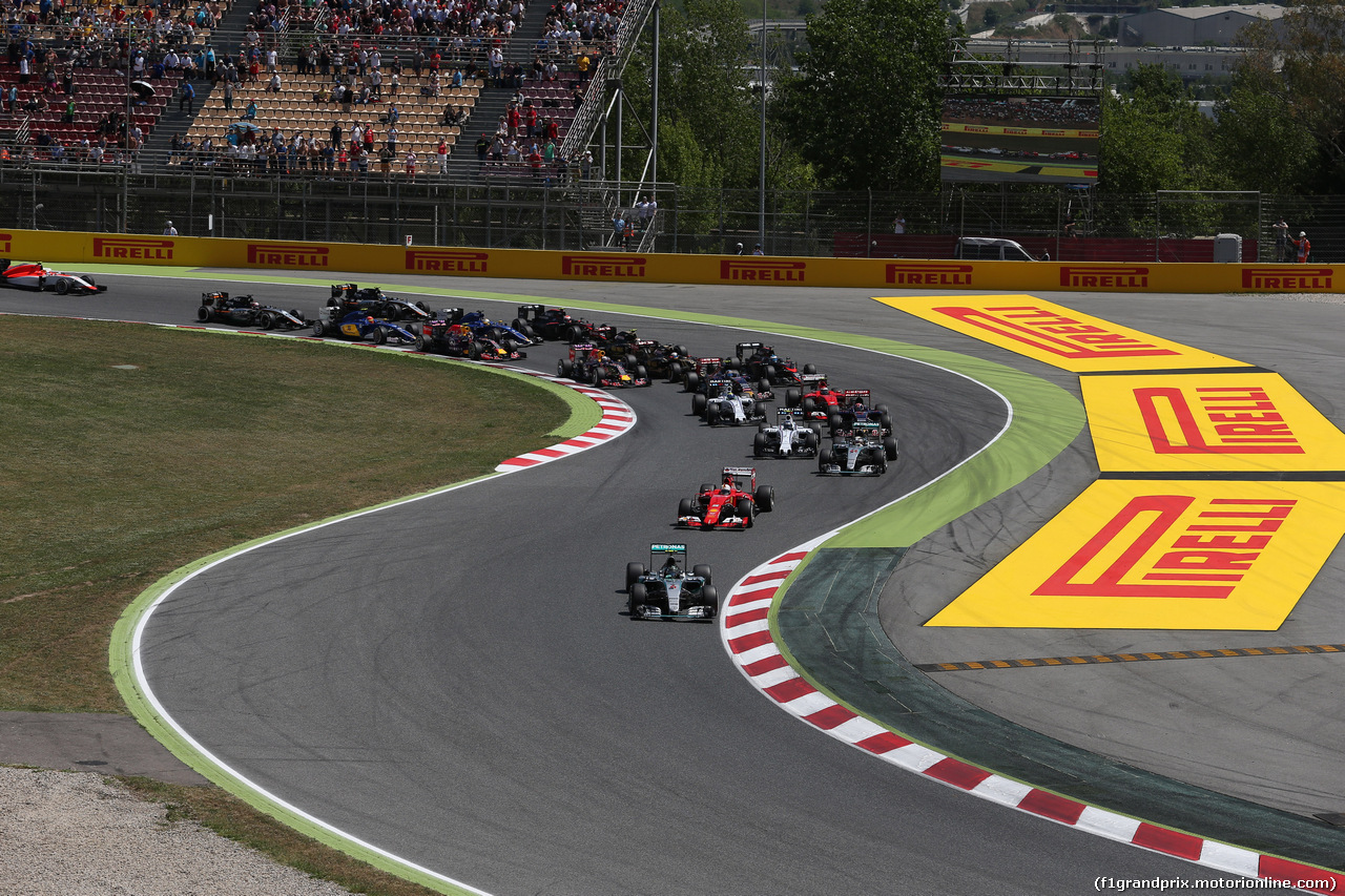 GP SPAGNA, 10.05.2015- Start of the race