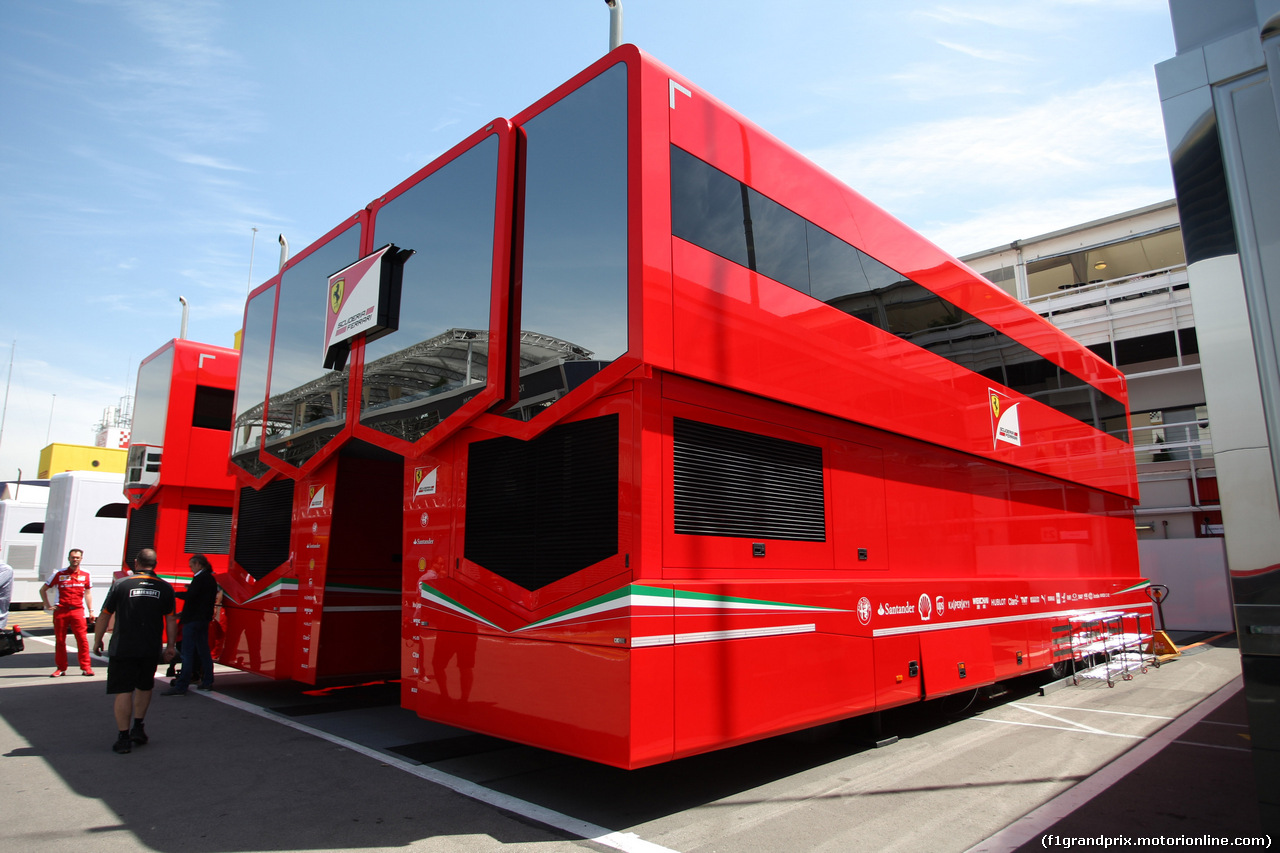 GP SPAGNA, 07.05.2015- Ferrari Hospitality
