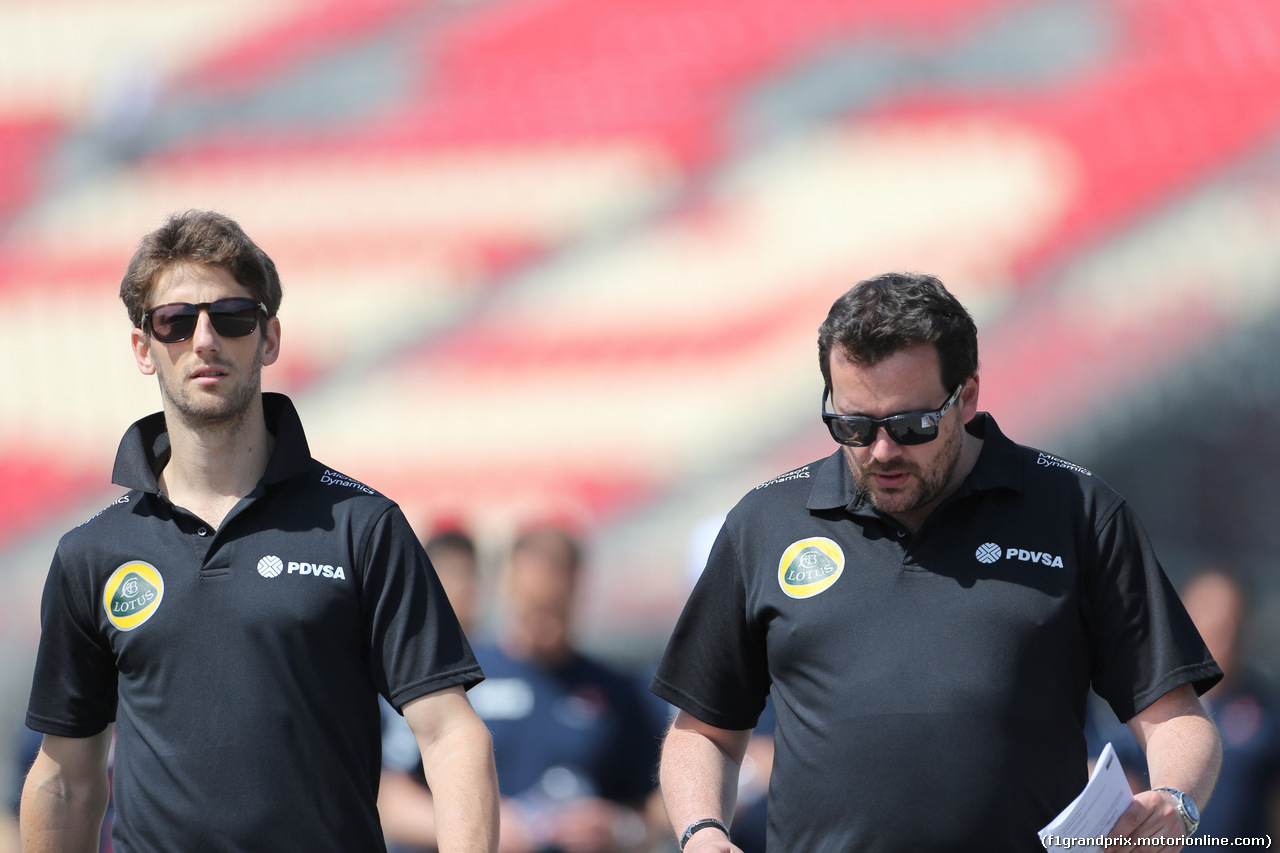 GP SPAGNA, 07.05.2015- Romain Grosjean (FRA) Lotus F1 Team E23