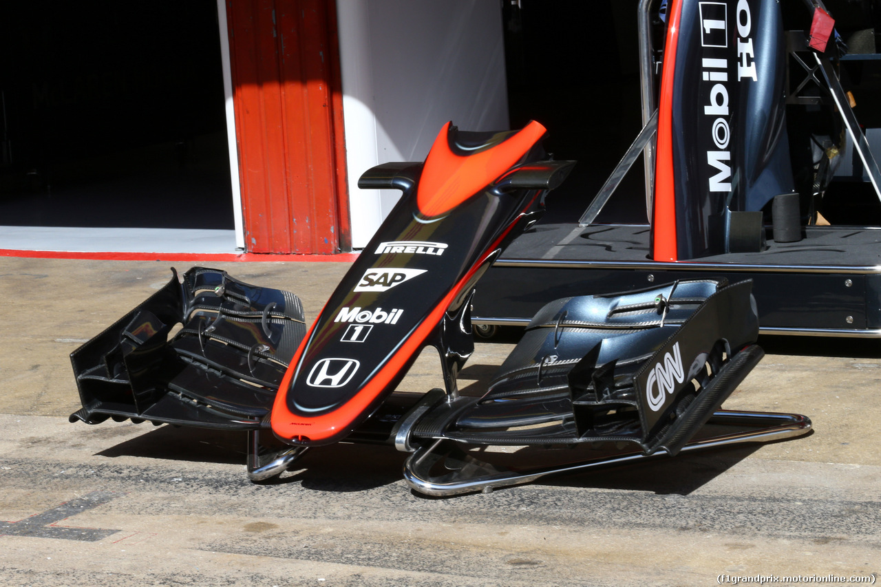 GP SPAGNA, 07.05.2015- McLaren Honda MP4-30 Frontal Wing