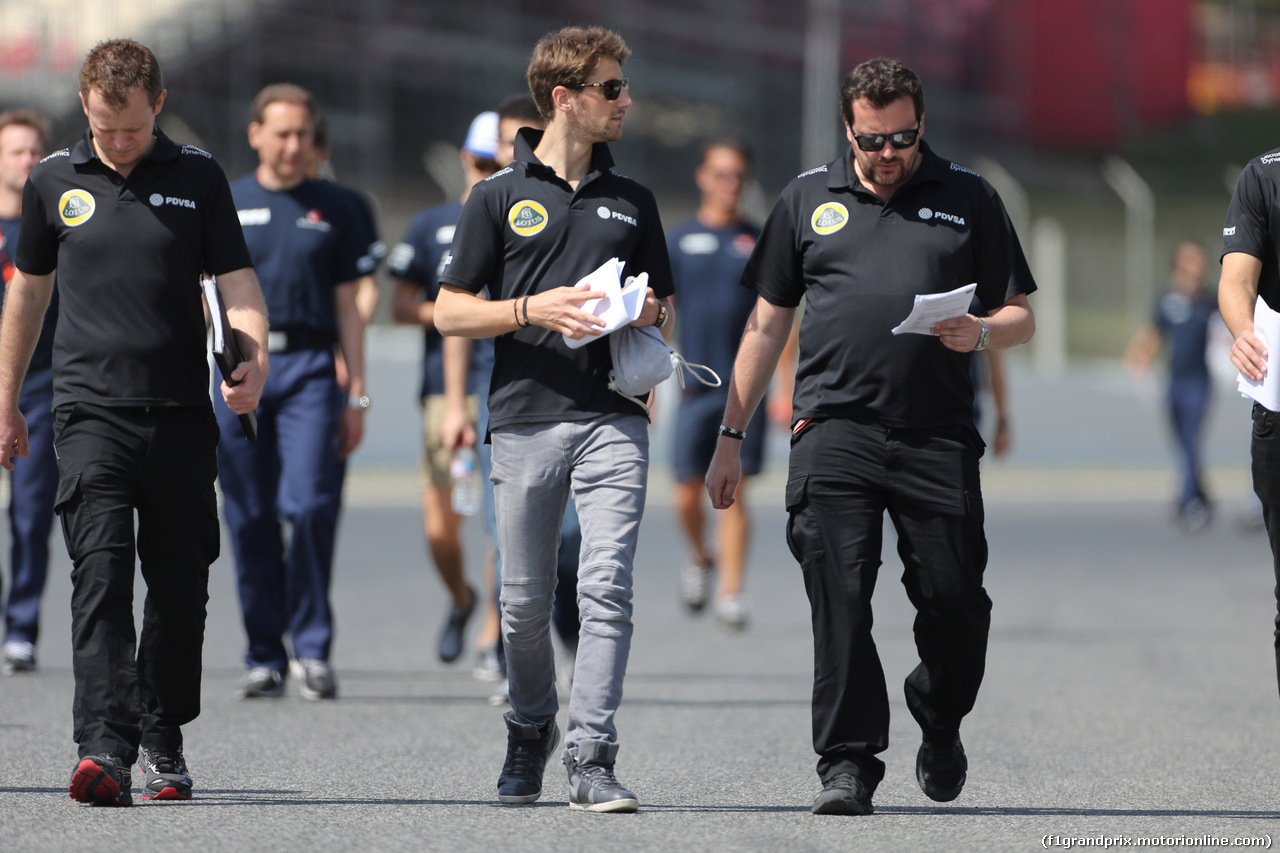 GP SPAGNA, 07.05.2015- Romain Grosjean (FRA) Lotus F1 Team E23