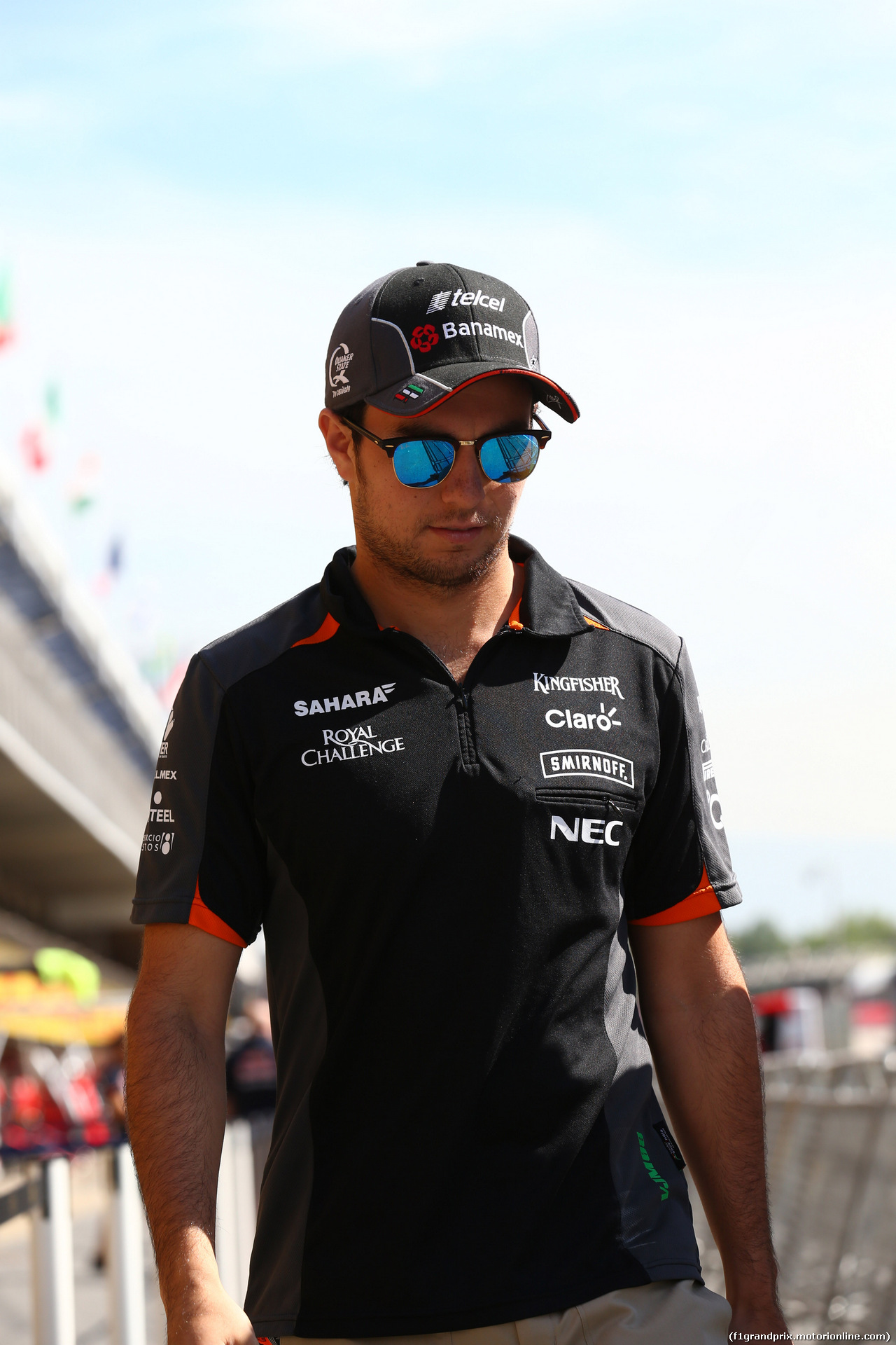 GP SPAGNA, 07.05.2015- Sergio Perez (MEX) Sahara Force India F1 Team VJM08