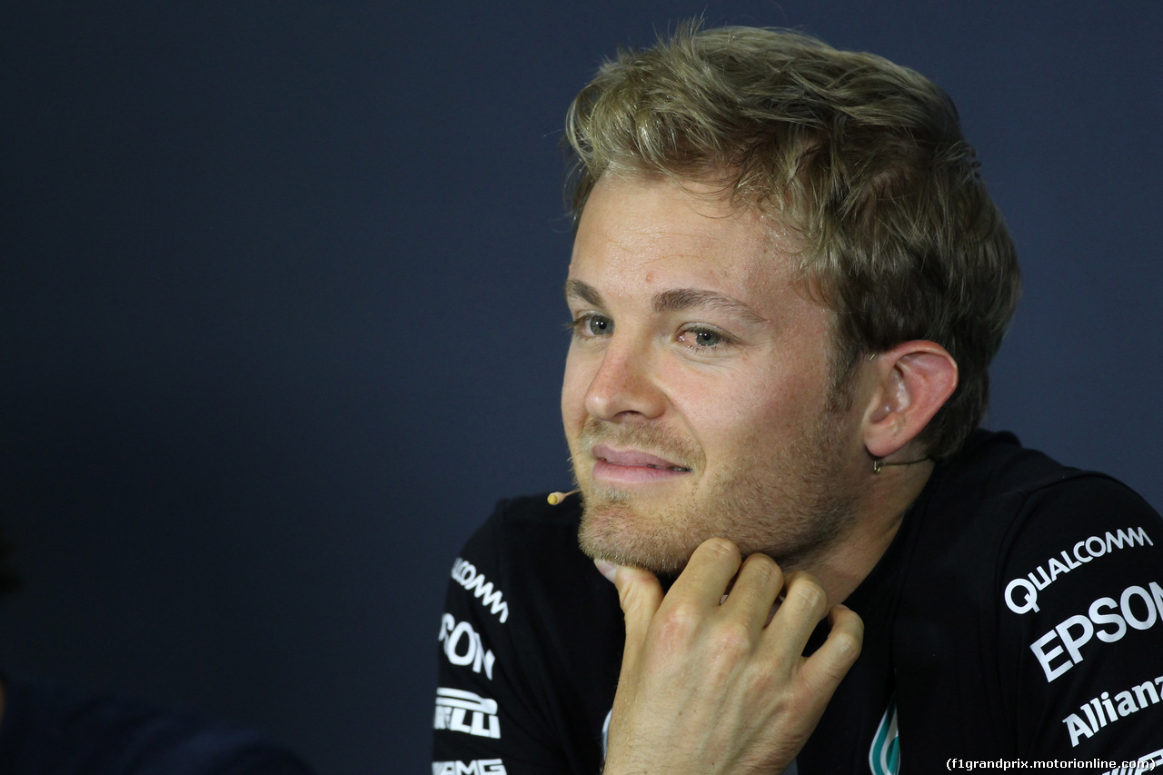 GP SPAGNA, 07.05.2015- Giovedi' Press Conference, Nico Rosberg (GER) Mercedes AMG F1 W06