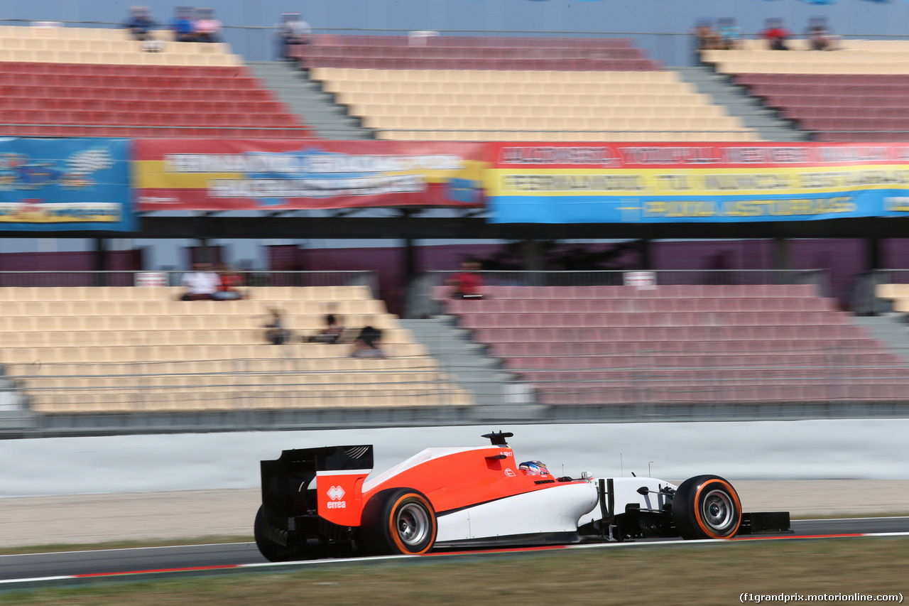 GP SPAGNA, 09.05.2015- Free practice 3, William Stevens (GBR) Manor Marussia F1 Team