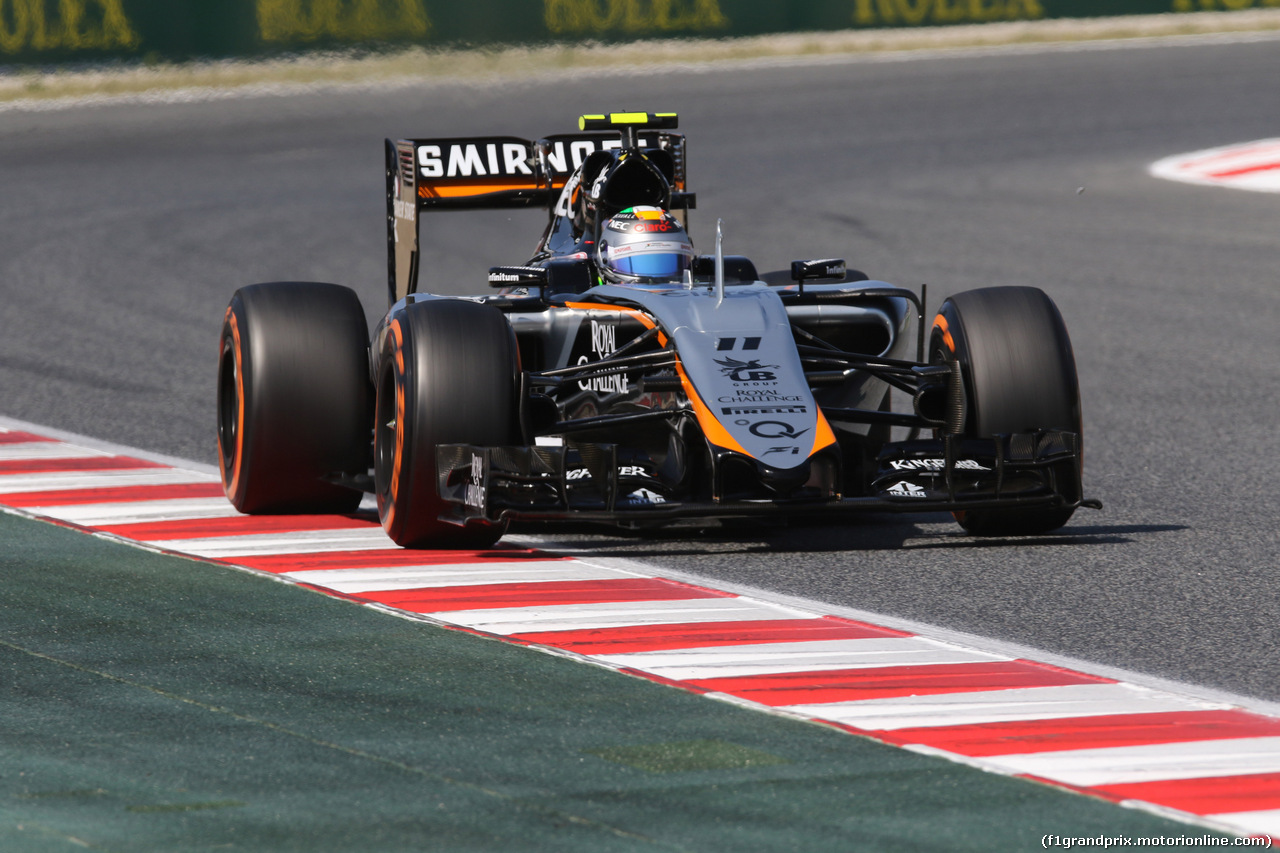 GP SPAGNA, 09.05.2015- Free practice 3, Sergio Perez (MEX) Sahara Force India F1 Team VJM08