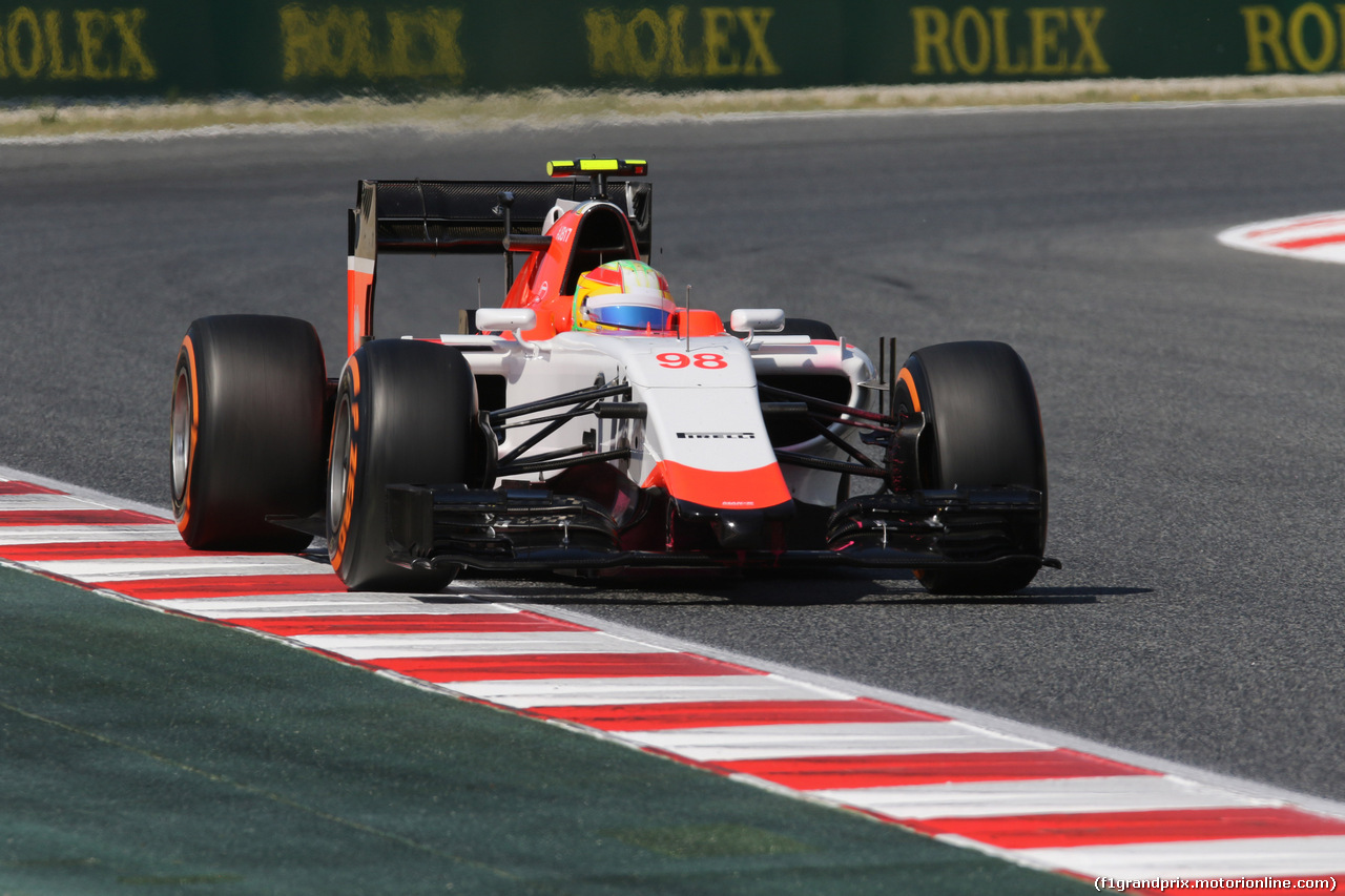GP SPAGNA, 09.05.2015- Free practice 3, Roberto Merhi (ESP) Manor Marussia F1 Team